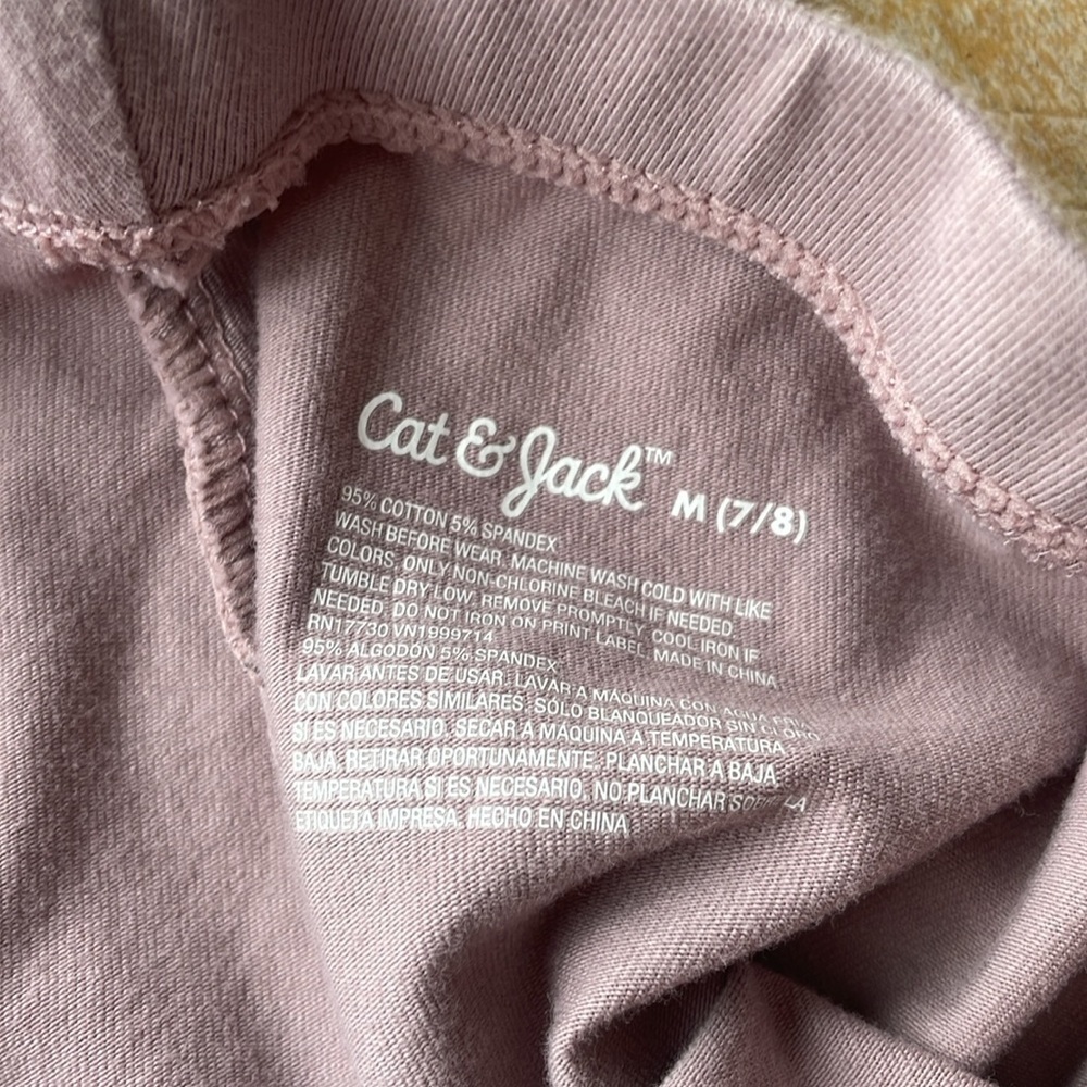 Cat & Jack girls leggings M(7/8) - Picture 2 of 4
